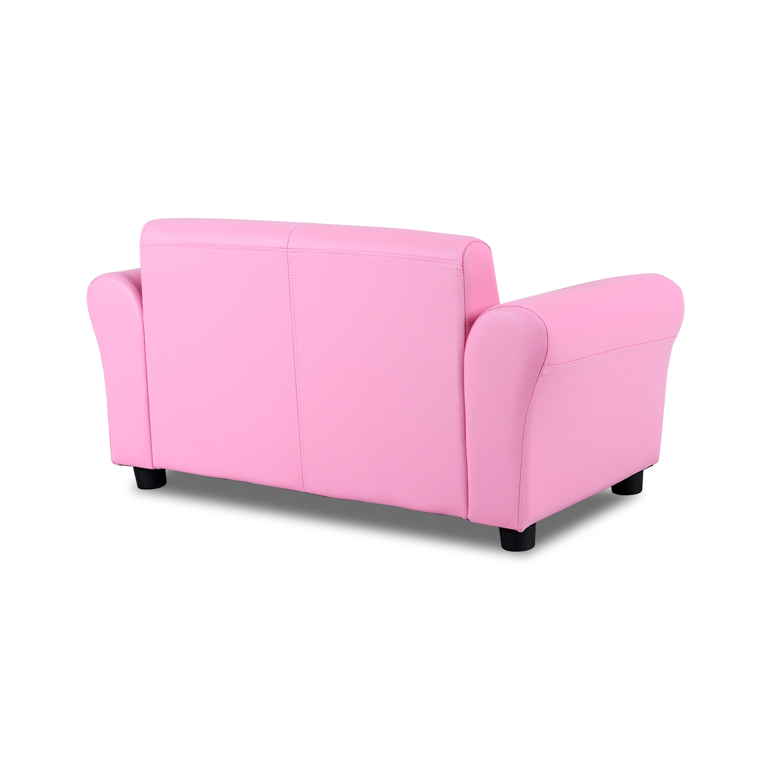 Topbuy Kids Sofa Upholstered Lounge Children Couch Ottoman w/ Armrest