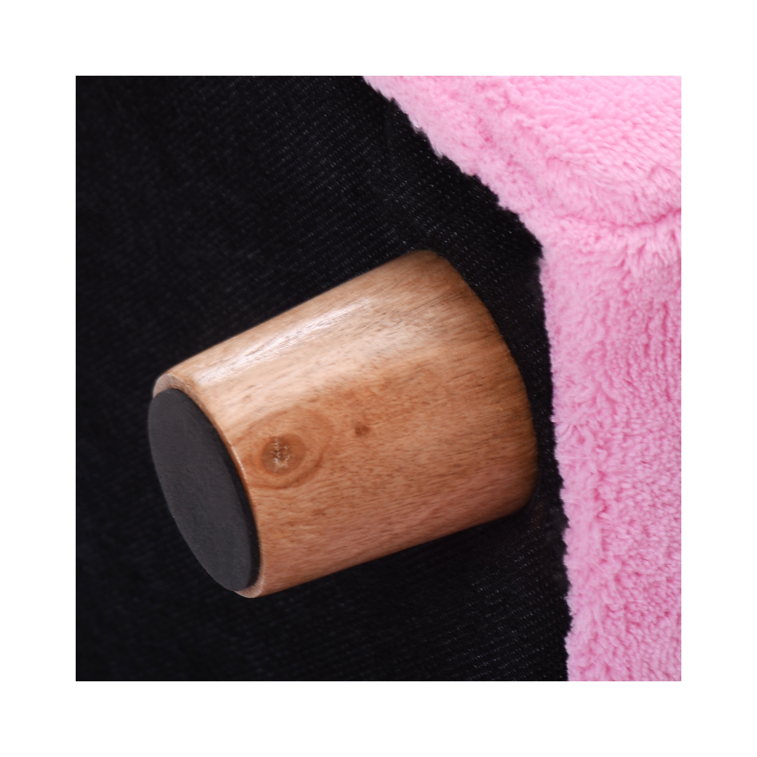 Topbuy Kids Sofa Cute Pink Sofa Strawbwrry Sponge Filler Upholstered Lounge w/ Armrest