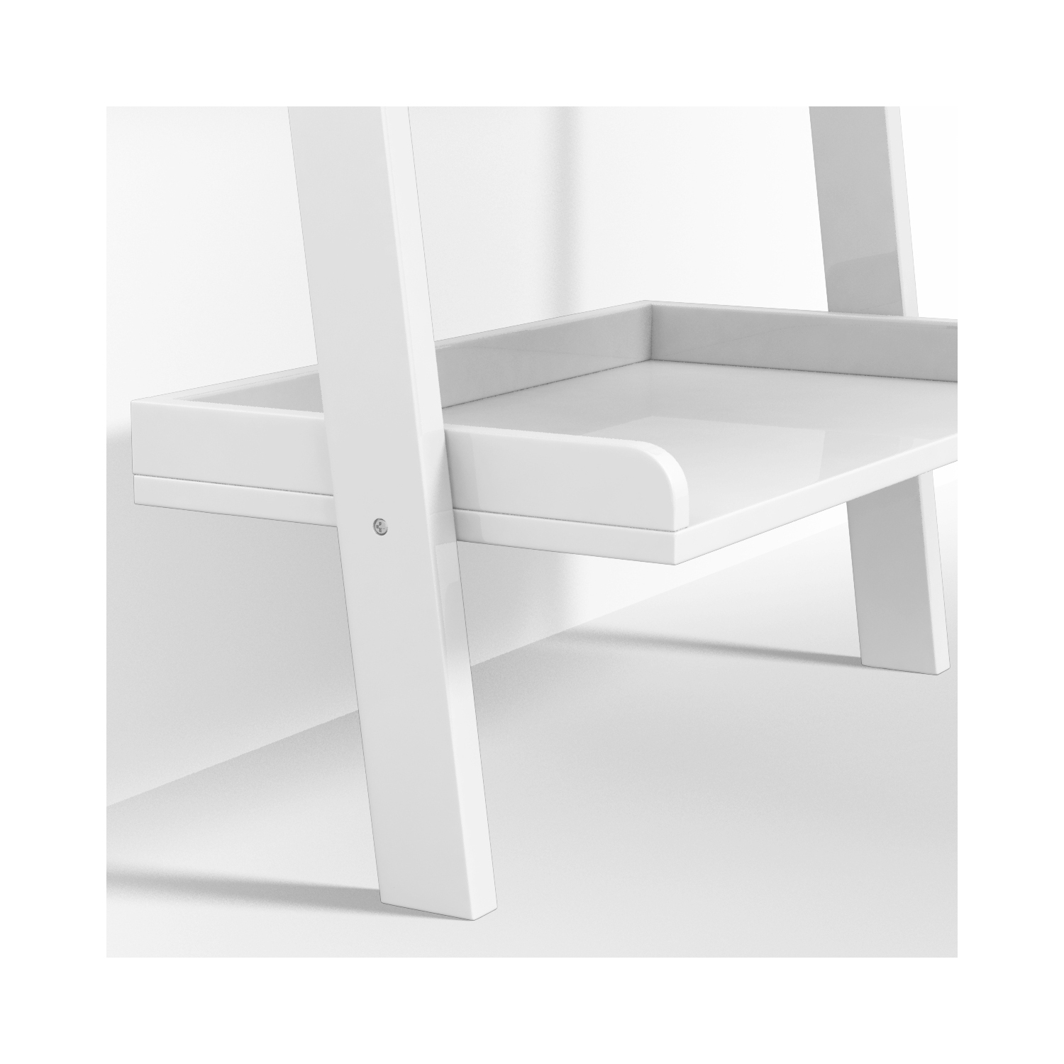 Topbuy 5 Layers Display Shelves Bookcase Shelving Unit Storage Wall Stand White