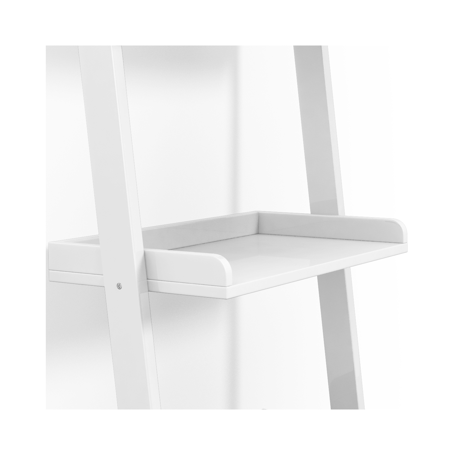 Topbuy 5 Layers Display Shelves Bookcase Shelving Unit Storage Wall Stand White