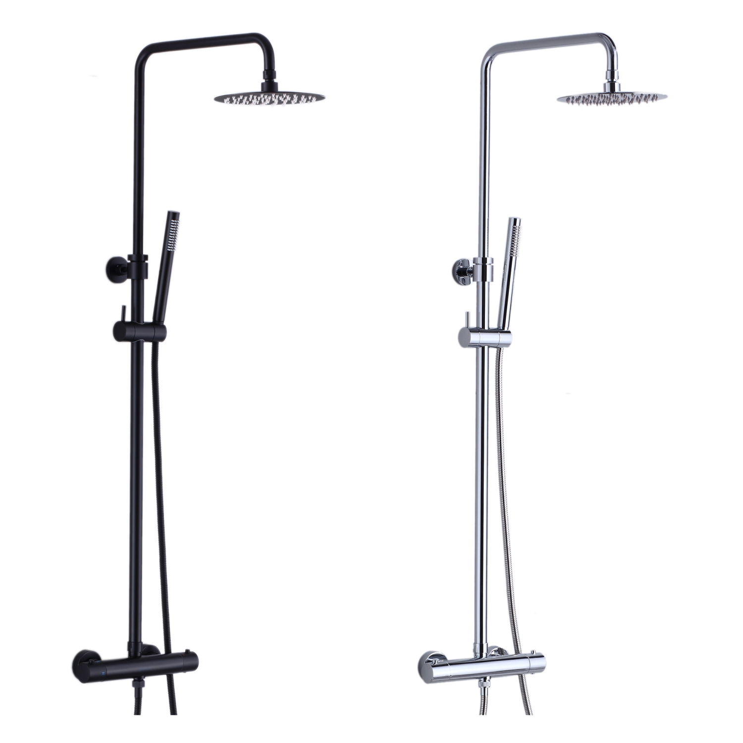 Akuaplus® Elite 3 Shower Faucet with Sliding Rail - chrome