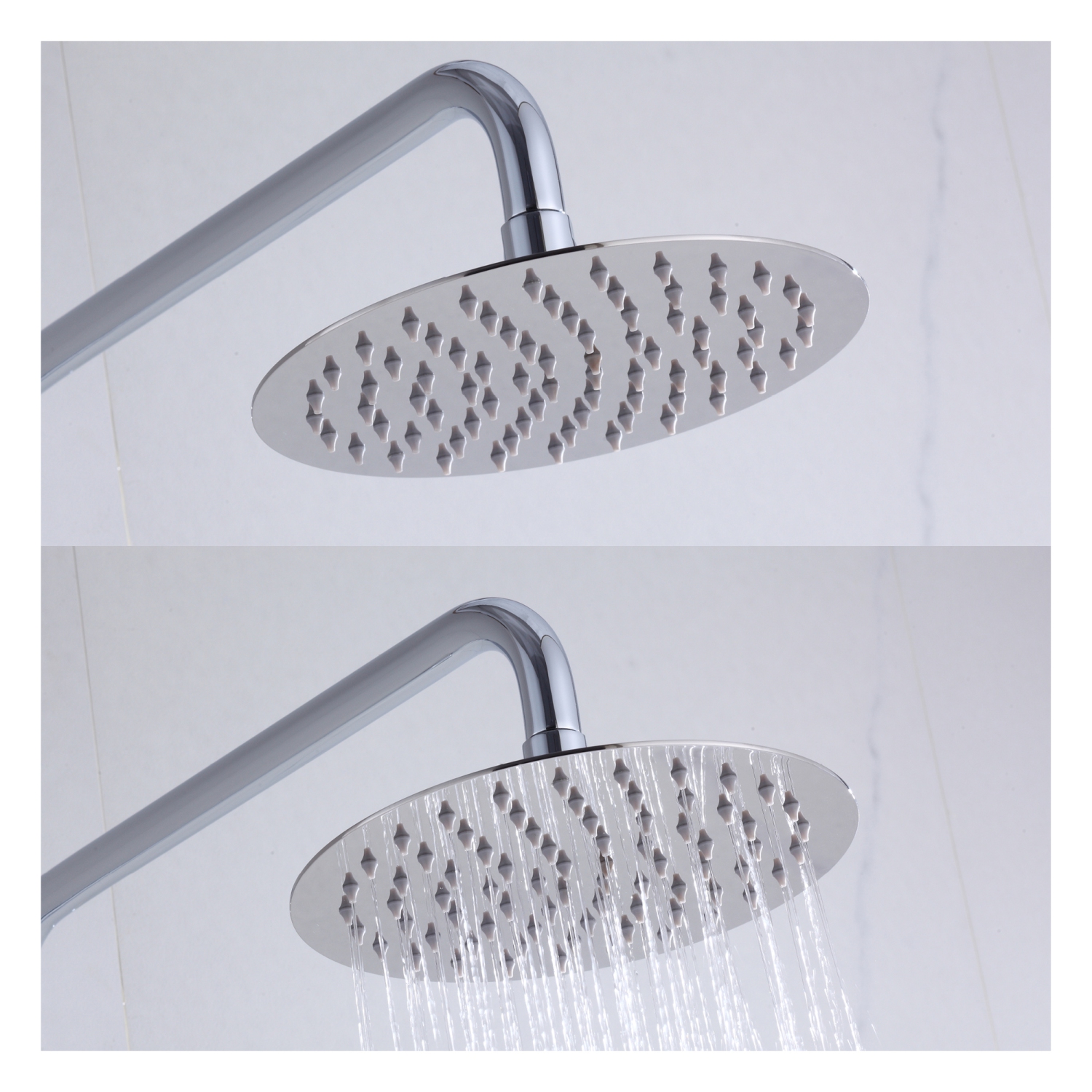 Akuaplus® Elite 3 Shower Faucet with Sliding Rail - chrome