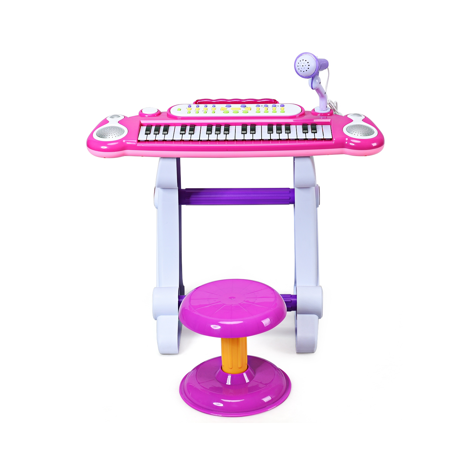 Le piano électronique à 37 touches pour enfants de TopBuy avec microphone et tabouret
