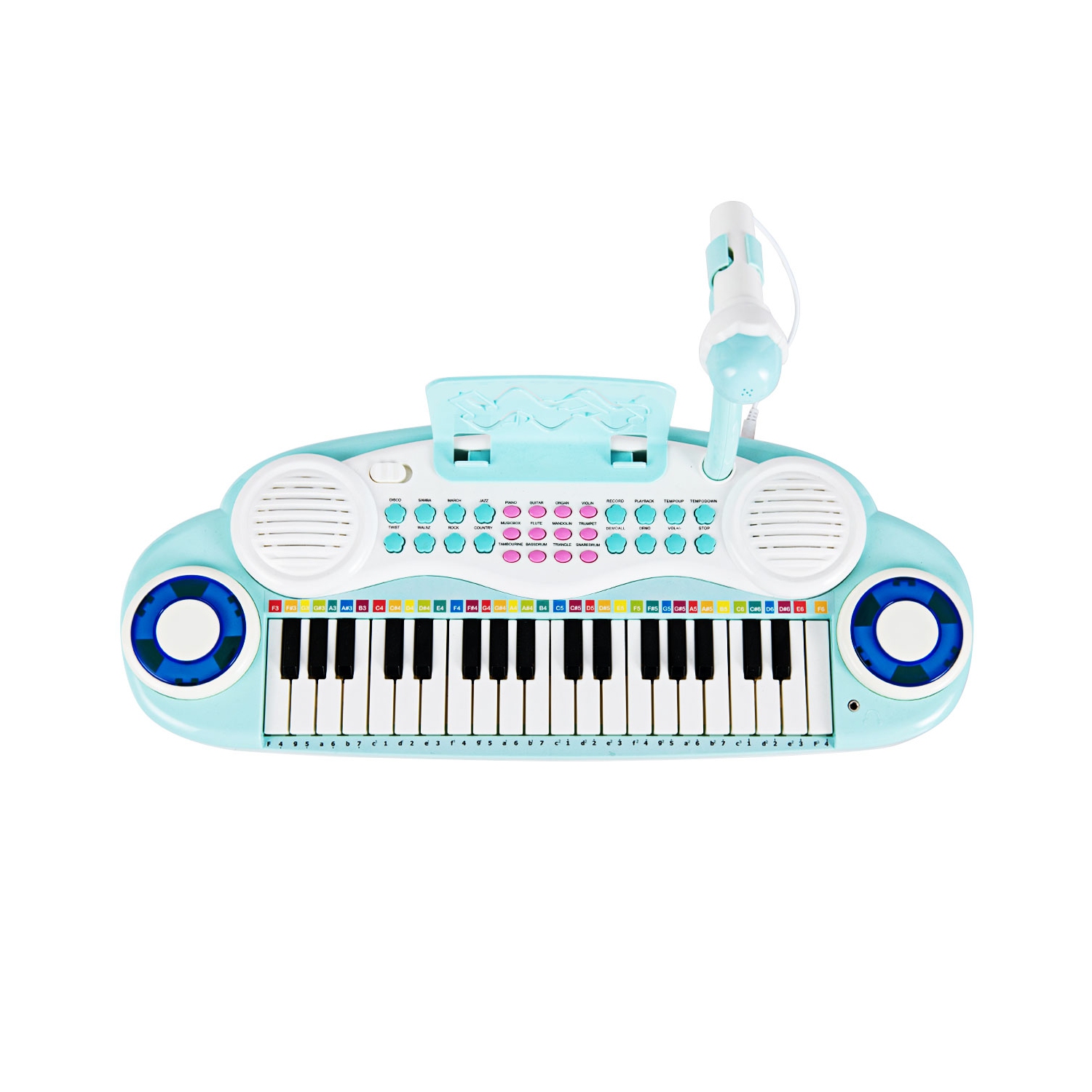 TWFRIC Kids Piano Keyboard 37 Keys Piano for Kids Music Piano Keyboard Multifunction Keyboard Teaching Toys with Microphone MP3 Music Function for Beginners Children Age 3-8 Year Old 