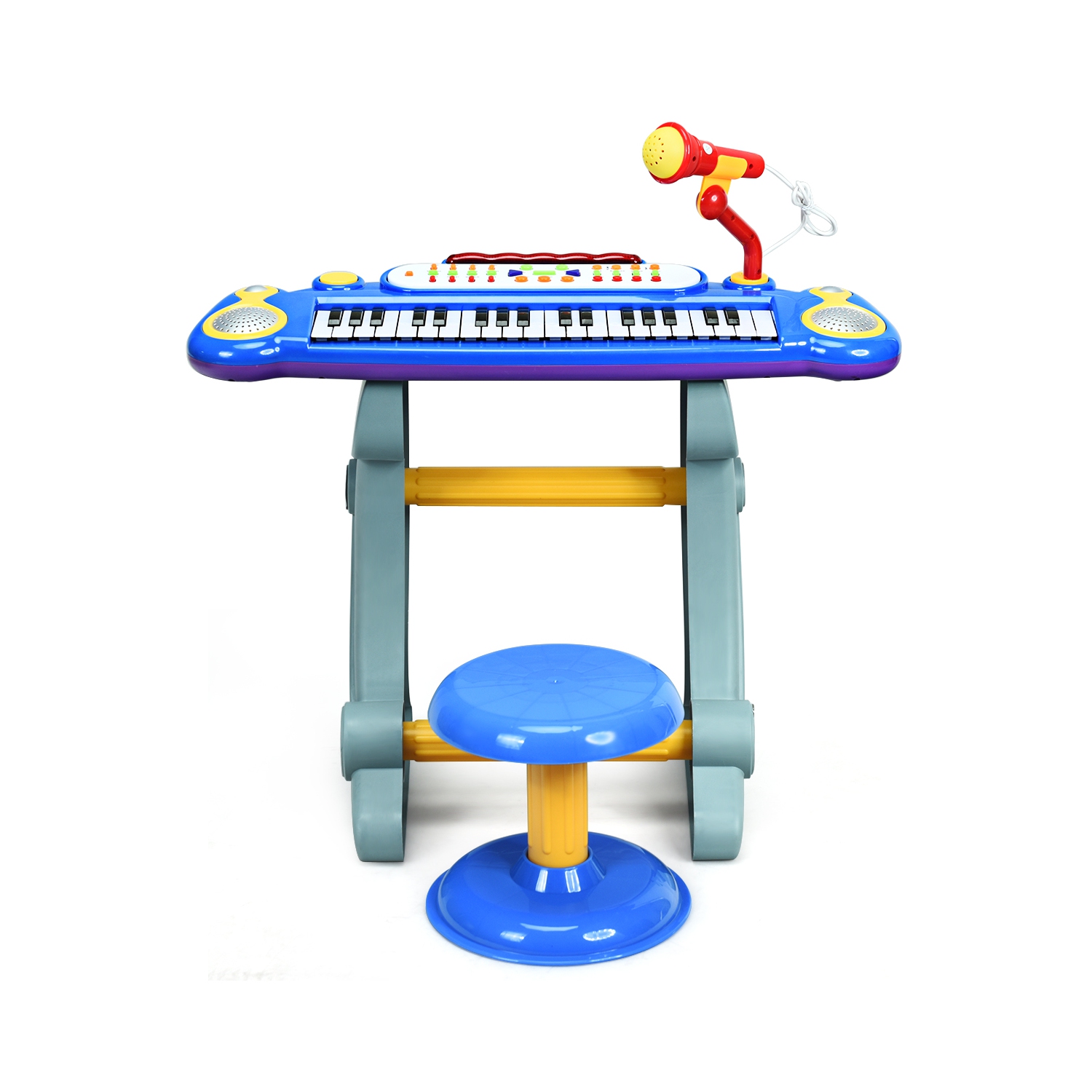 Le piano électronique à 37 touches pour enfants de TopBuy avec microphone et tabouret