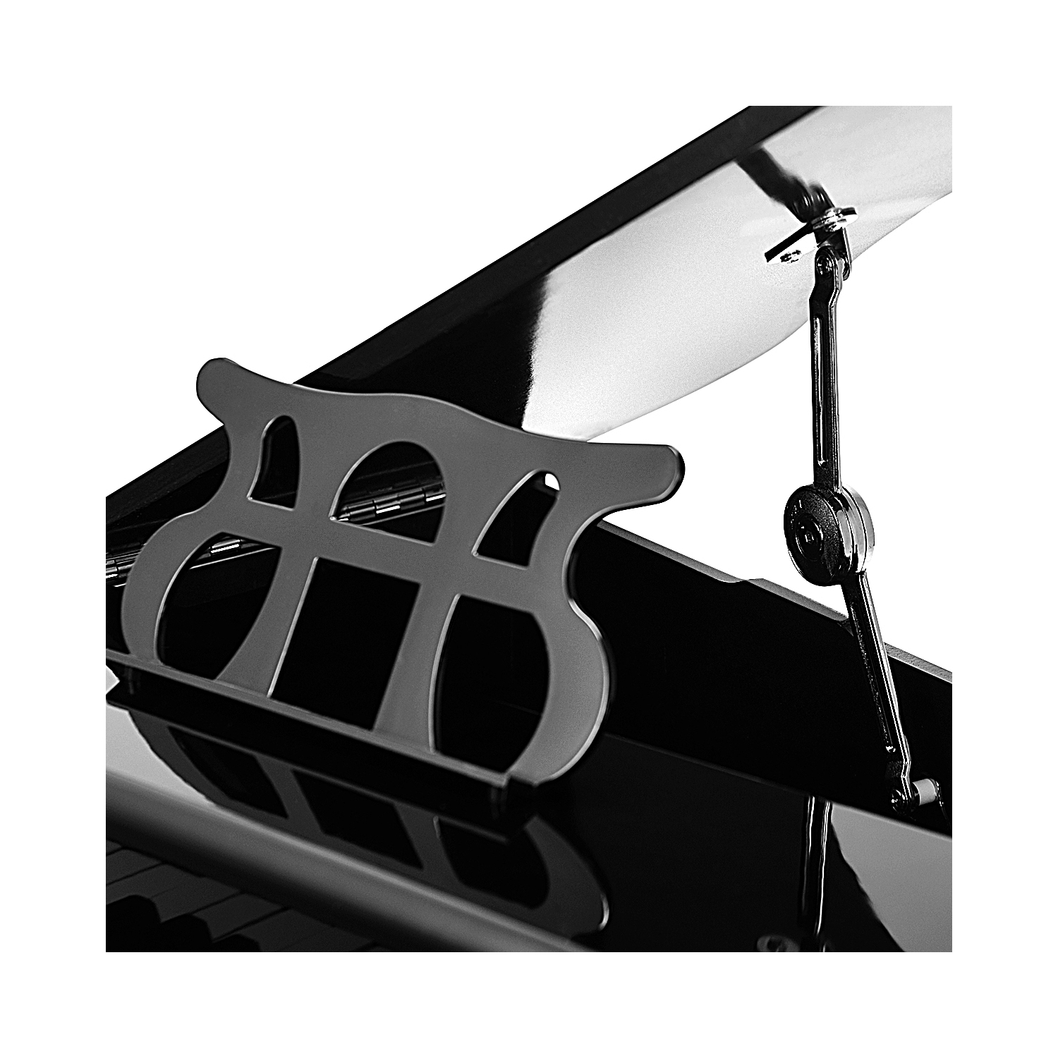 Classical Kids Piano 30 Keys Wood Toy Mini Grand Piano with Bench Pink/Black