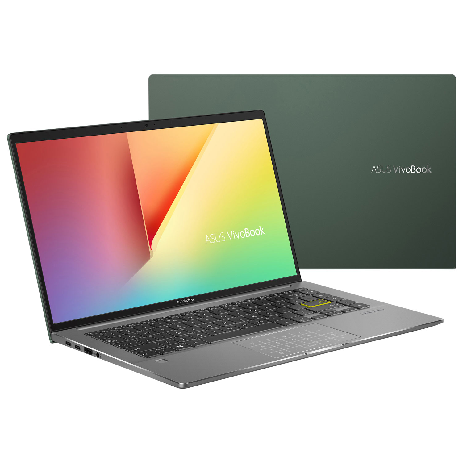 ASUS VivoBook S435 14" Laptop - Green/Grey (Intel Evo i5-1135G7/512GB SSD/16GB RAM/Windows 11)