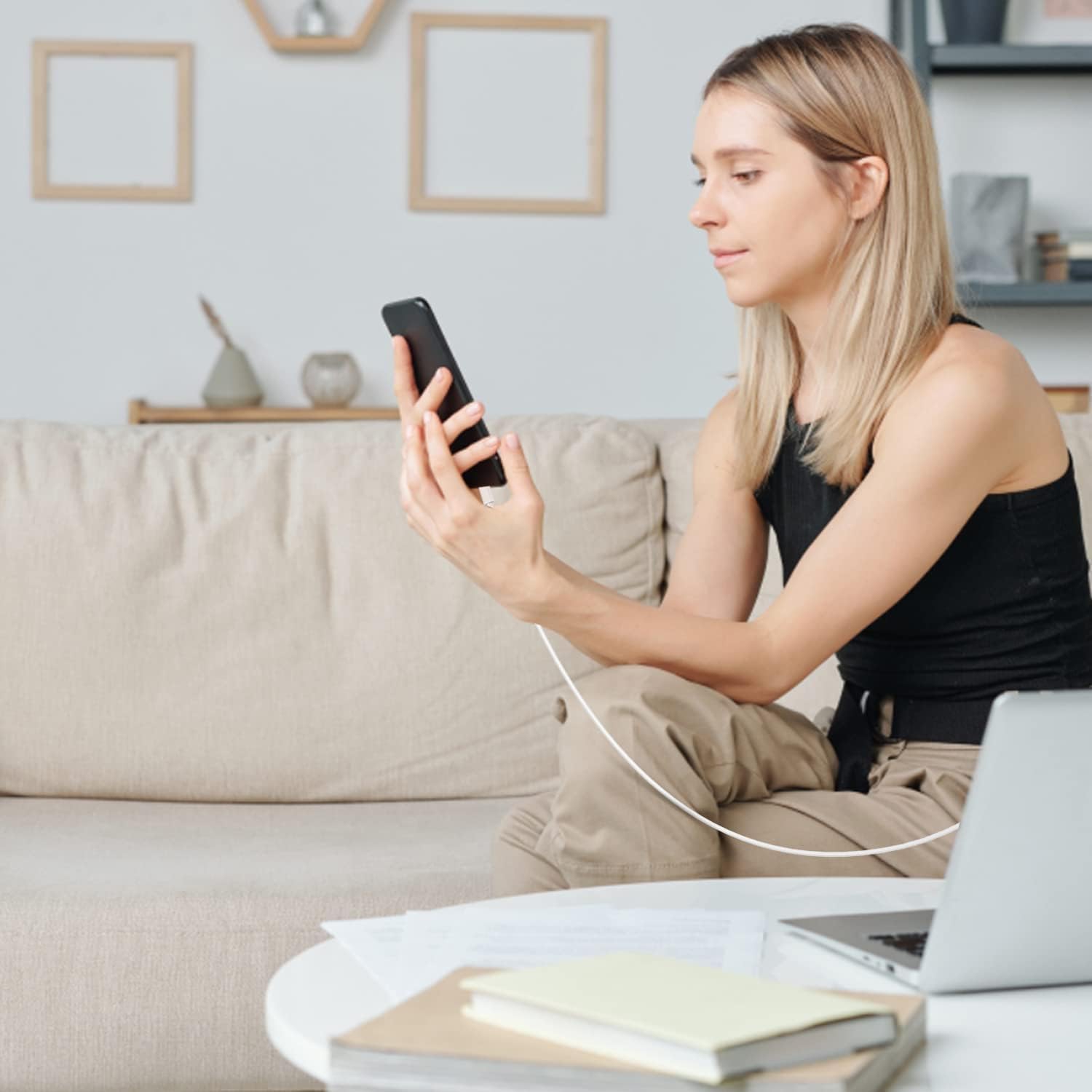 Paquet de 3 câbles Lightning vers USB-C Câble de chargement rapide de 1 m pour iPod iPhone iPad - expédition gratuite