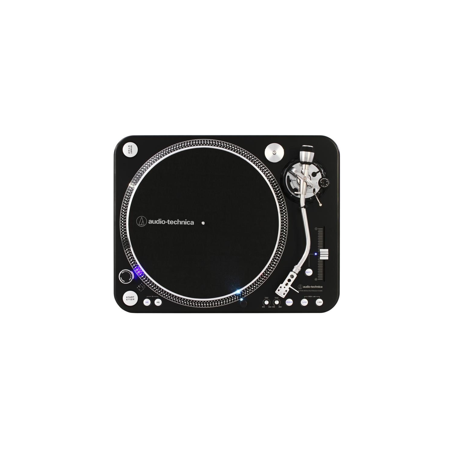 Audio-Technica AT-LP1240-USBXP Platine DJ professionnelle à entraînement direct (analogique et USB)