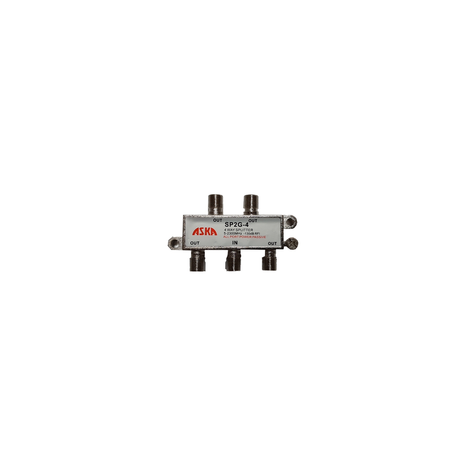 Wilson 4-Way Splitter with F Connectors - YX041-F4P