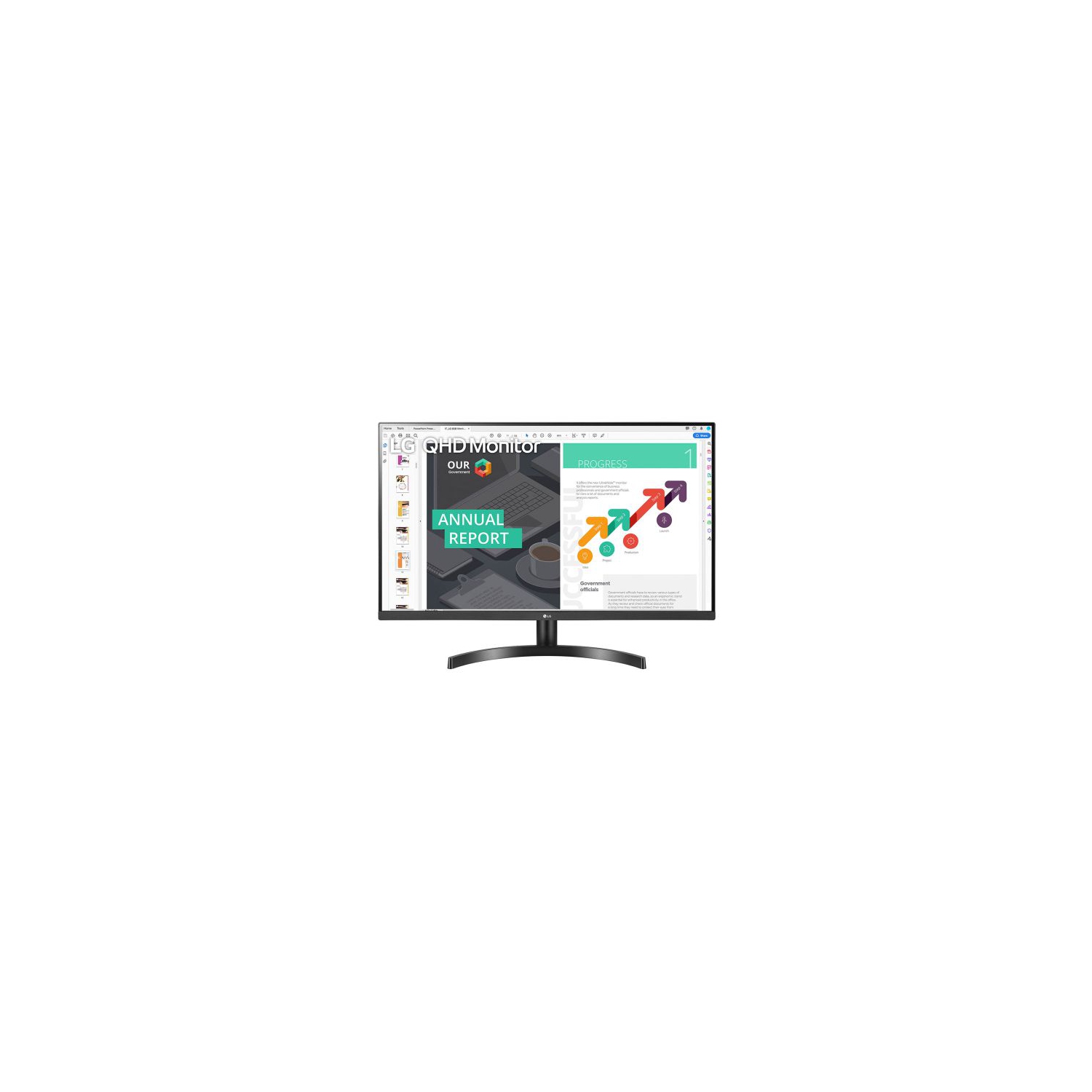 Refurbished (Excellent) - LG 32QN600 32" QHD Widescreen LED IPS Monitor - Certified Refurbished