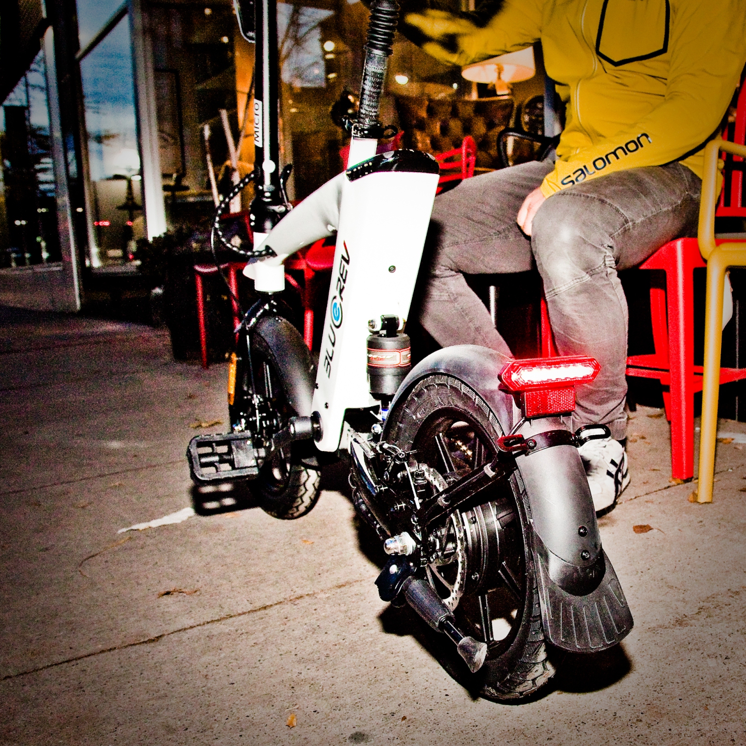 Bluerev Micro Electric Folding Bicycle