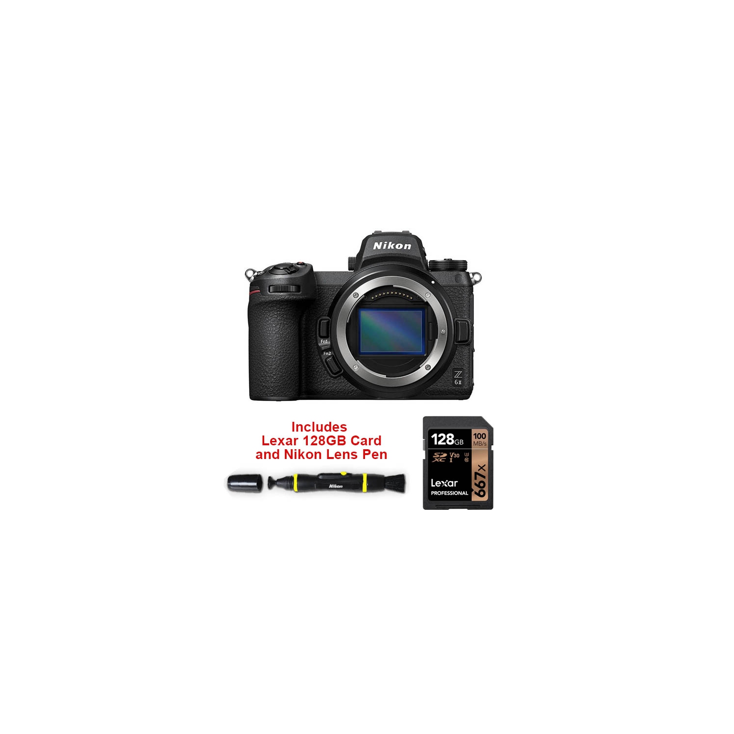 Nikon Z6 Mark II Body + Lexar 128GB + Nikon Lens Pen