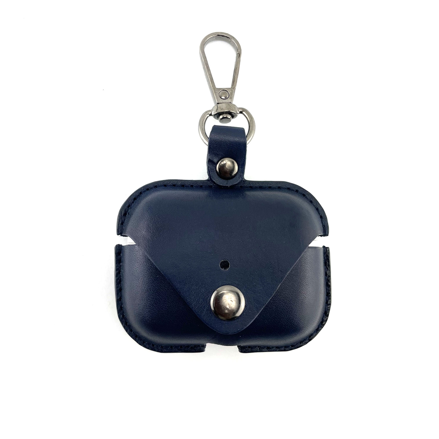 Apple Airpod Pro Case Cover - Cowhide Leather / Blue