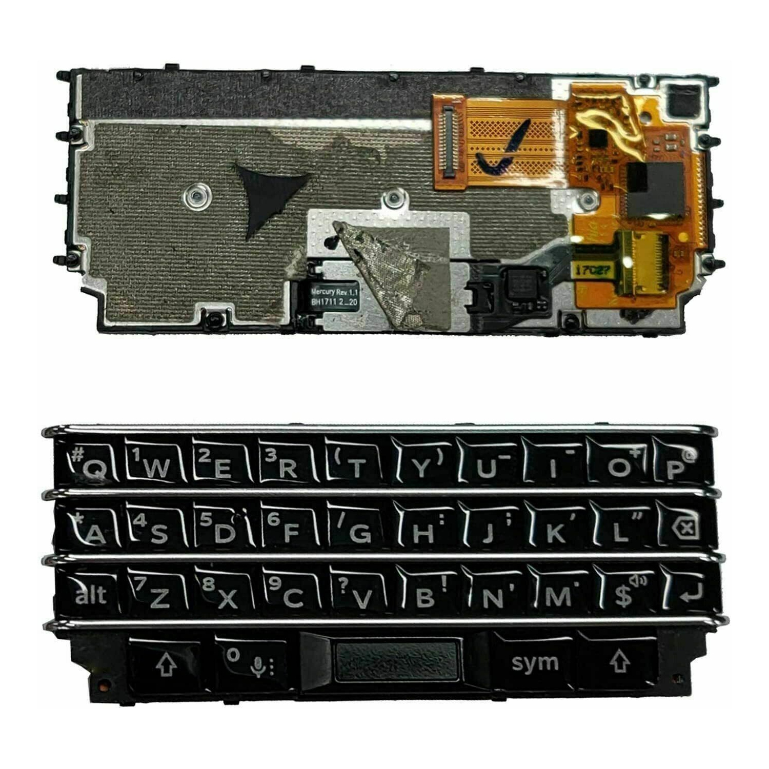 Clavier des pièces de rechange - compatible avec le clavier DTEK 70 de BlackBerry KEYone
