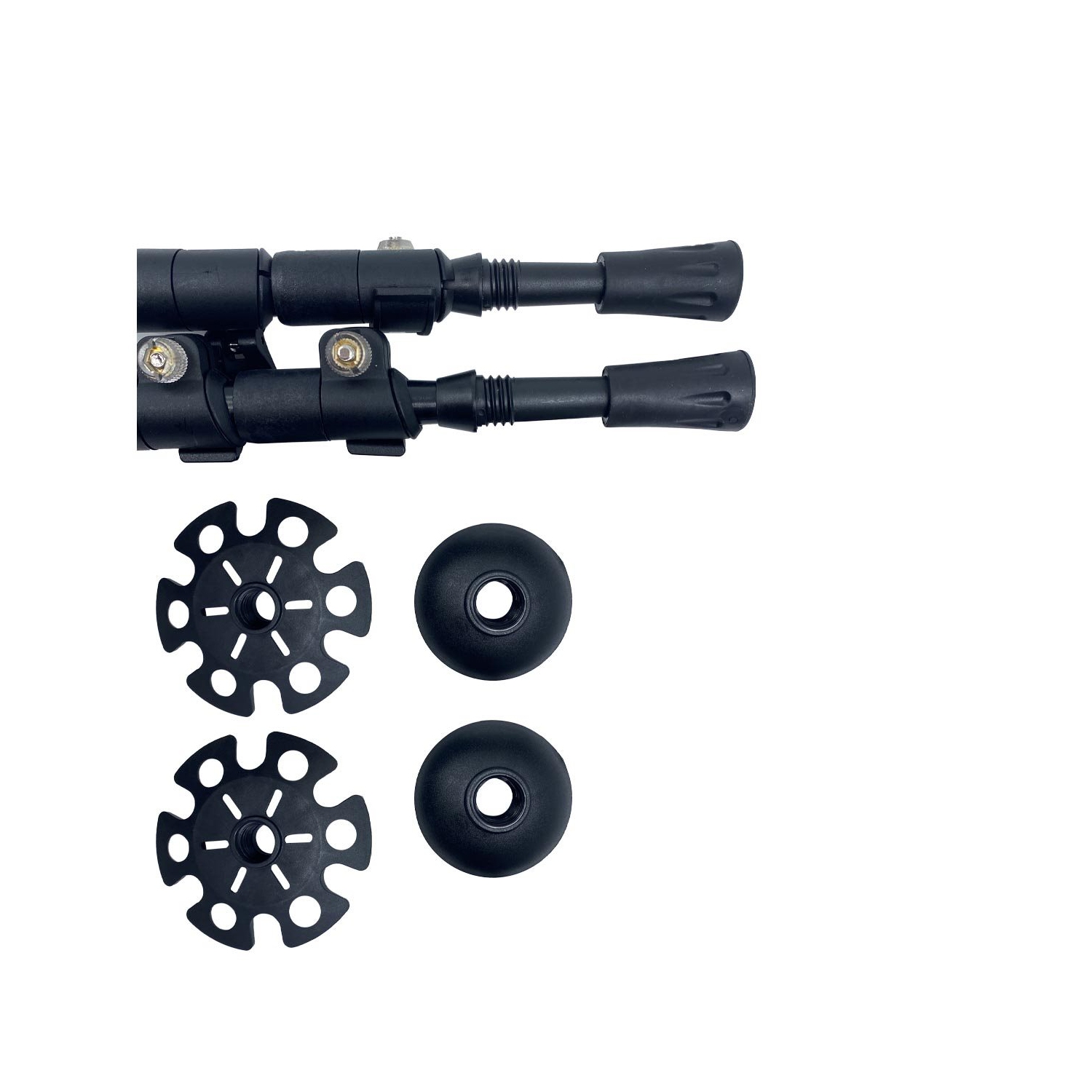 SNOWTREK Bâtons de Randonnée Rétractables - Paire de Bâtons de Marche Ajustables en Aluminum