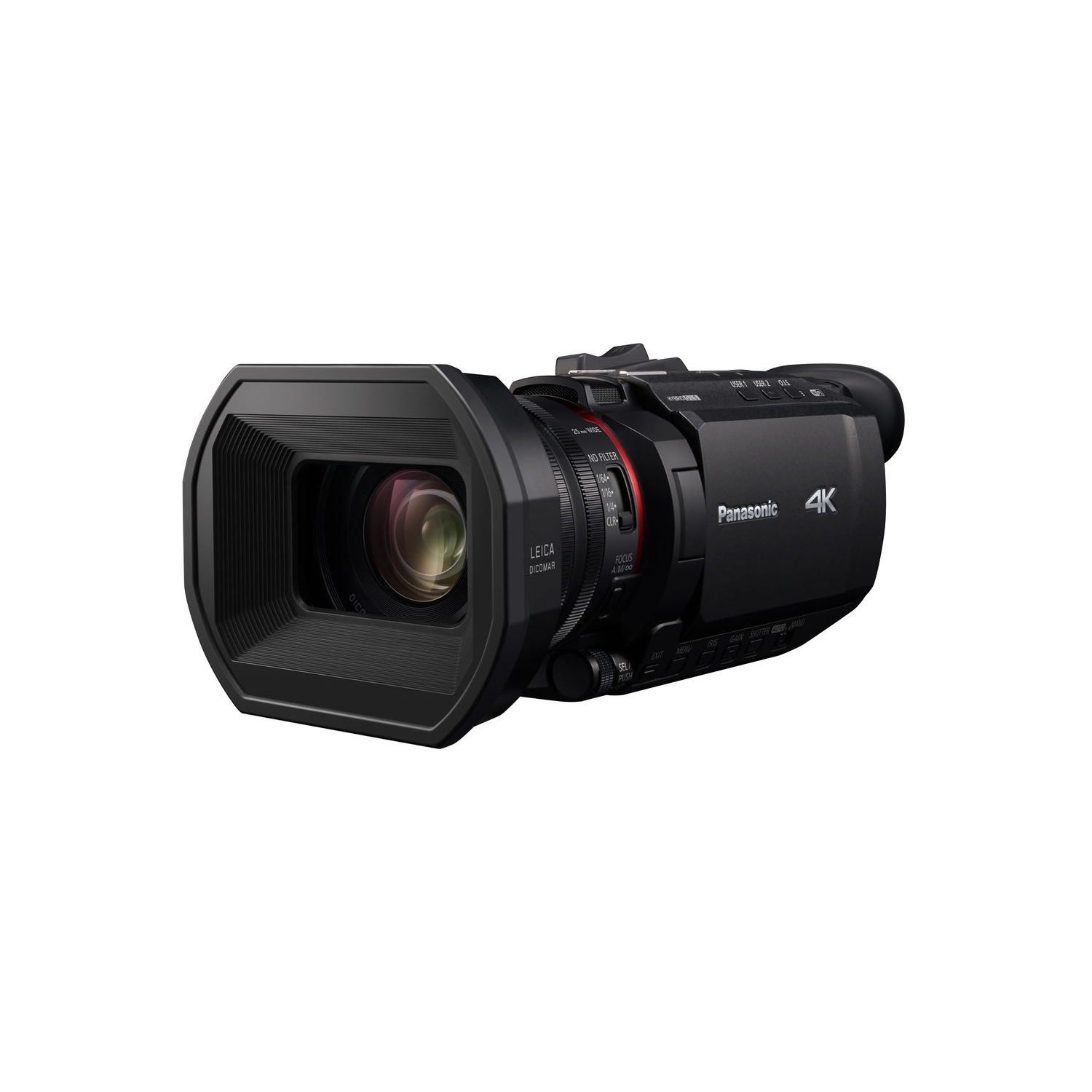 Caméscope professionnel HC-X1500 4K de Panasonic avec zoom optique 24x avancé