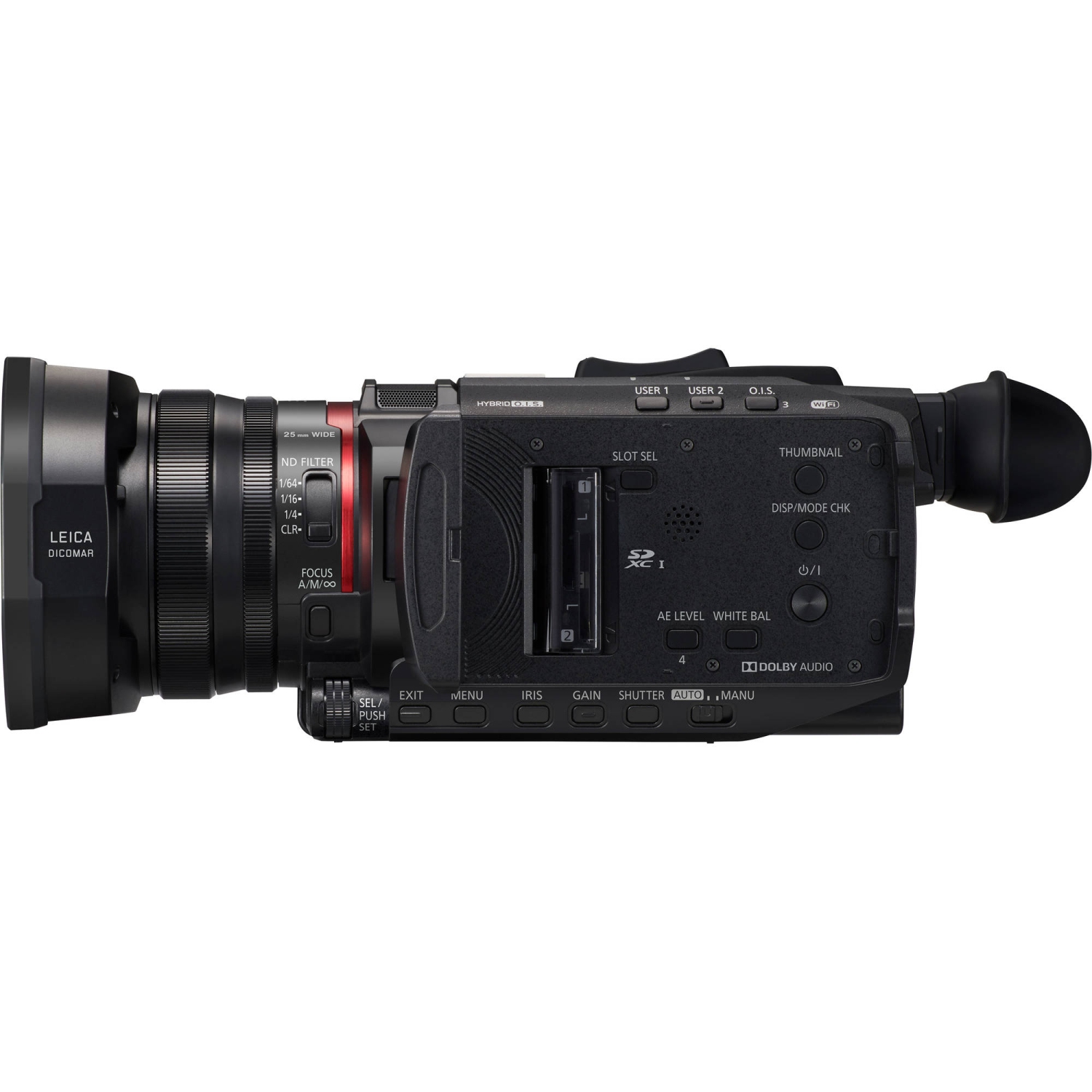 Caméscope professionnel HC-X1500 4K de Panasonic avec zoom optique 24x avancé