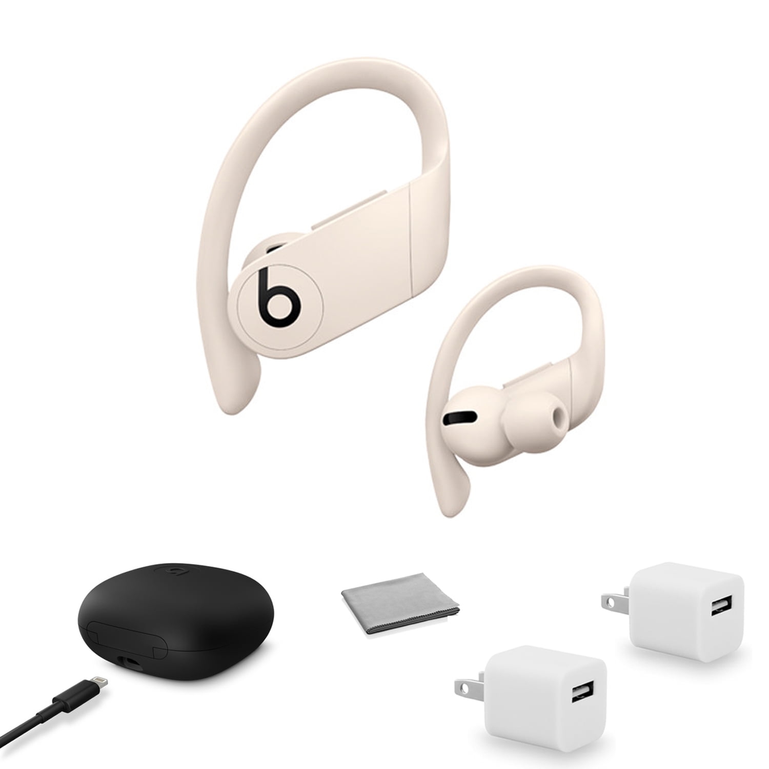 Écouteurs boutons sans fil Powerbeats Pro de Beats by Dr. Dre MY5D2LL/A avec 2 adaptateurs muraux USB cubes + plus