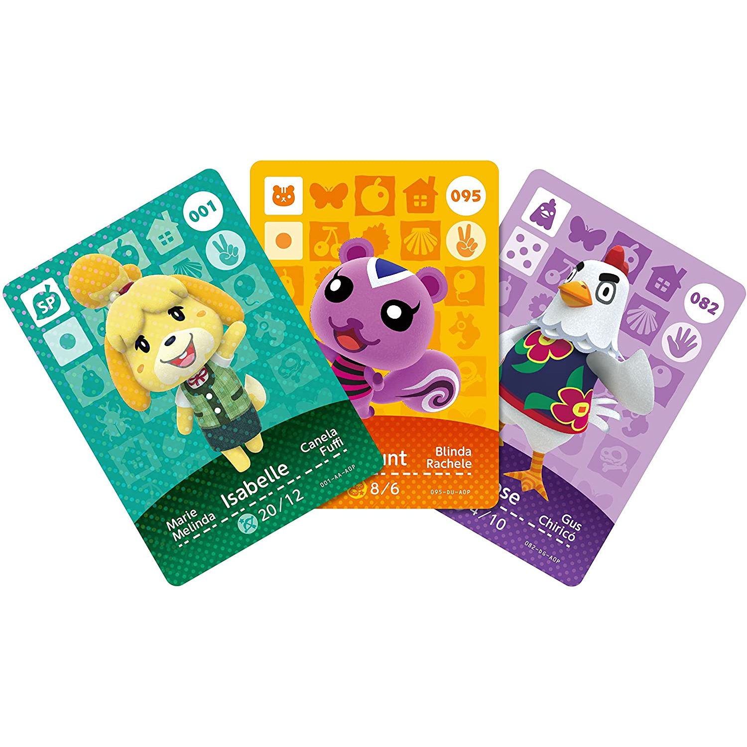 Cartes Amiibo Animal Crossing de Nintendo - Série 1 - Paquet de 3 [Accessoires Nintendo]