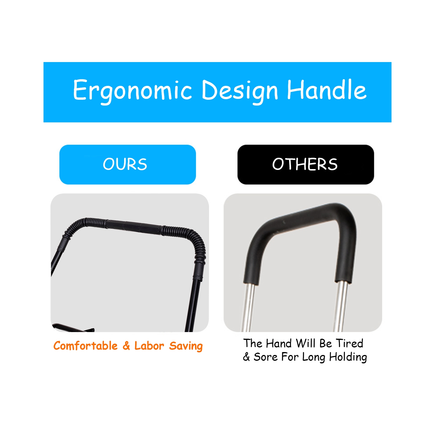 Topbuy Utility Folding Shopping Cart with Swivel Wheels Easy Storage