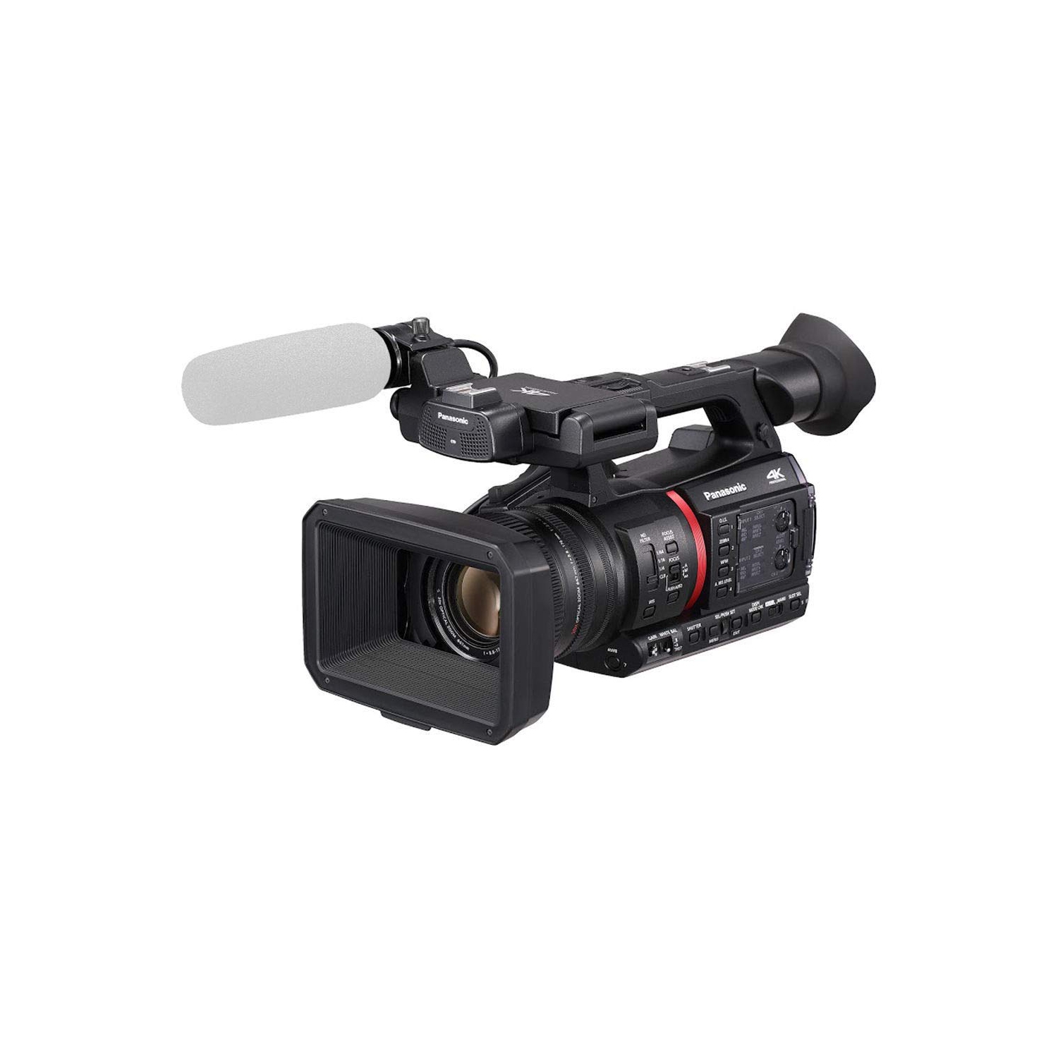 Panasonic AG-CX350 4K Camcorder Accessory Bundle with Cleaning Kit and Professional Headphones