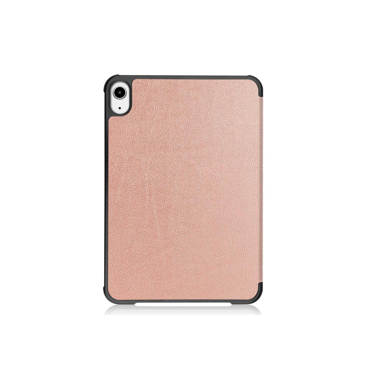 PANDACO Rose Gold Leather Folio Case with Smart Cover for iPad Mini 6