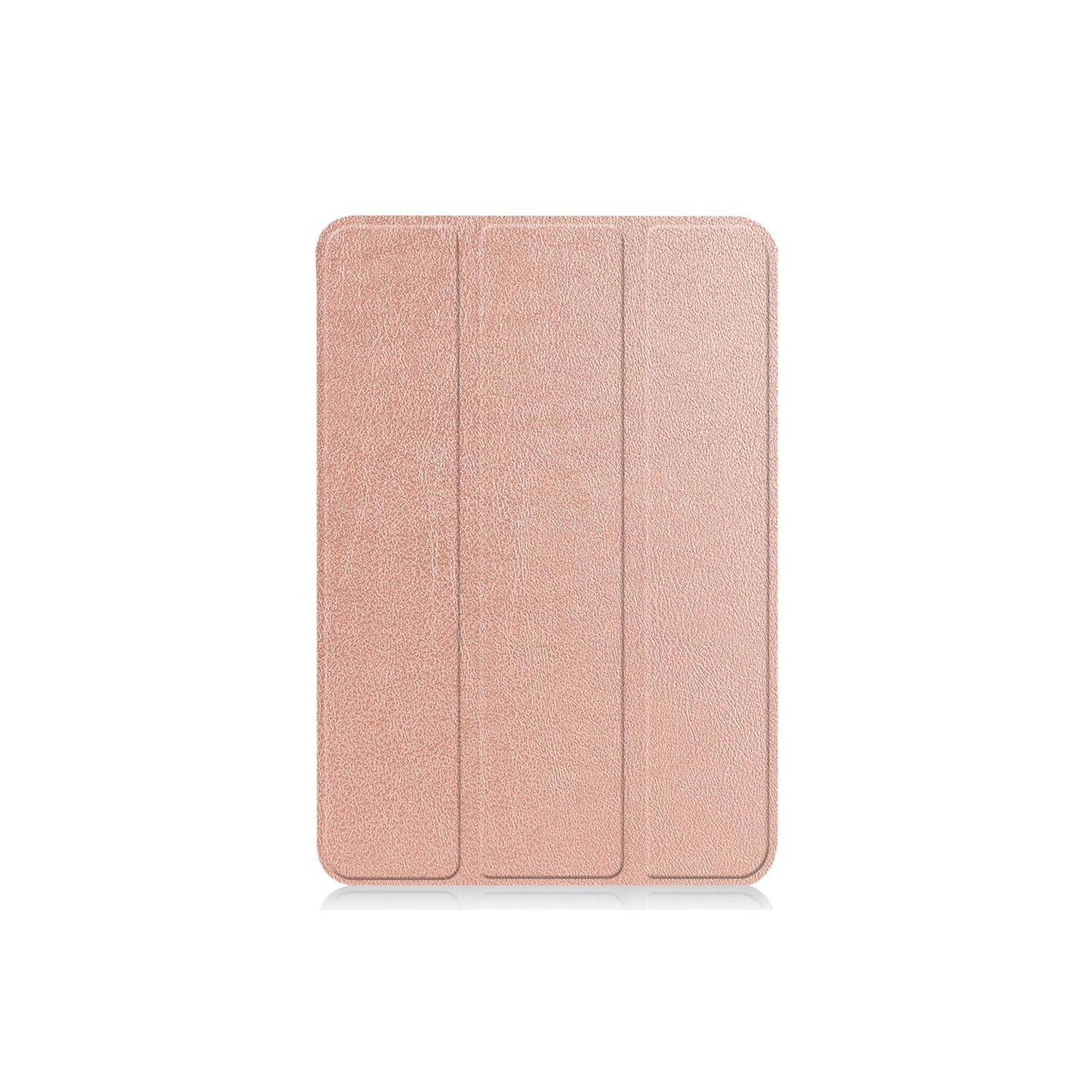 PANDACO Rose Gold Leather Folio Case with Smart Cover for iPad Mini 6