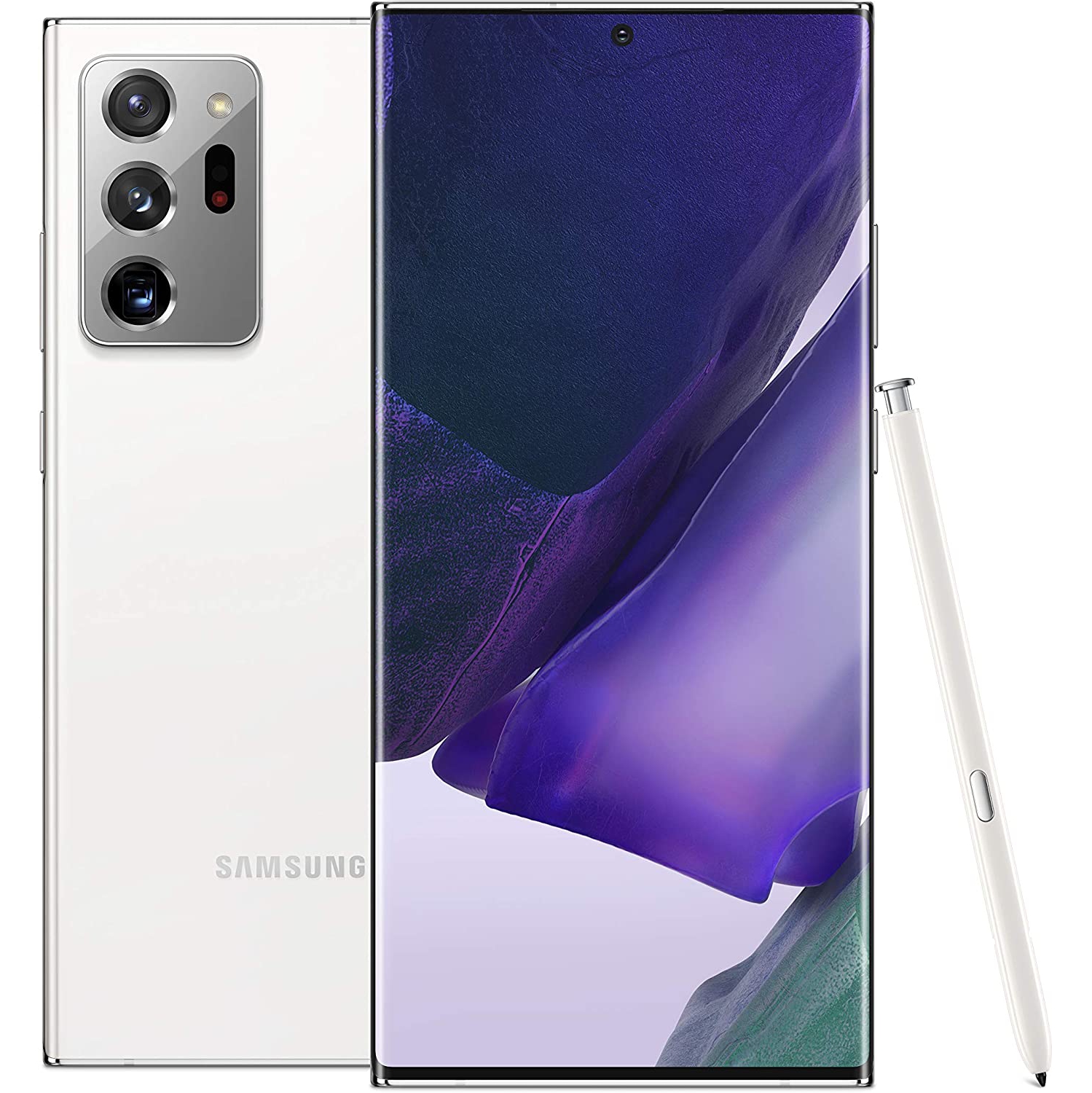 Samsung Galaxy Note 20 Ultra 256/8GB RAM (SM-N985F/DS) International Model - GSM Unlocked Smartphone - Mystic White - Brand New