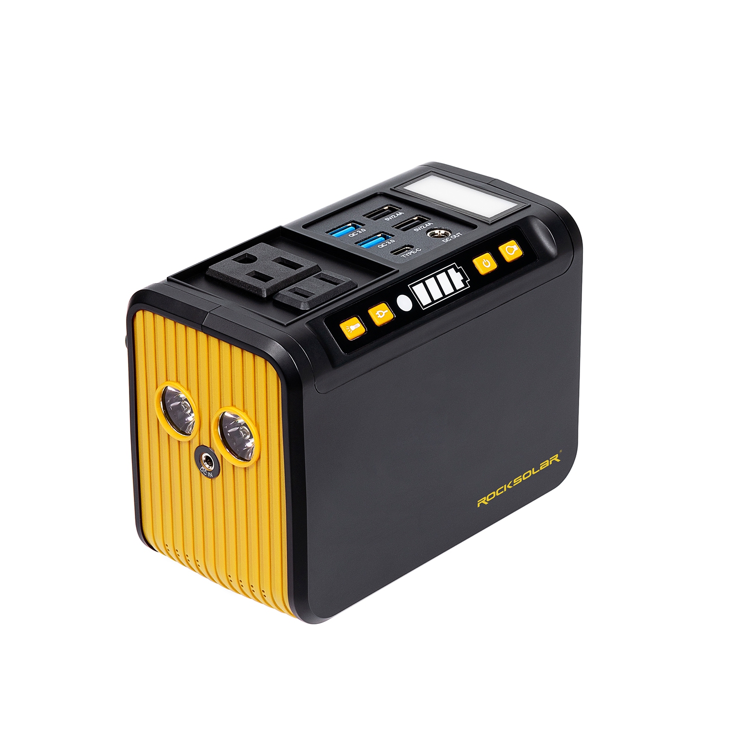 Refurbished(Excellent) Portable Power Station 80W Weekender RS81 - 88Wh Backup Lithium Battery, Solar Generator with AC/USB/12V DC Outlets for Camping, Emergency, Outdoor.