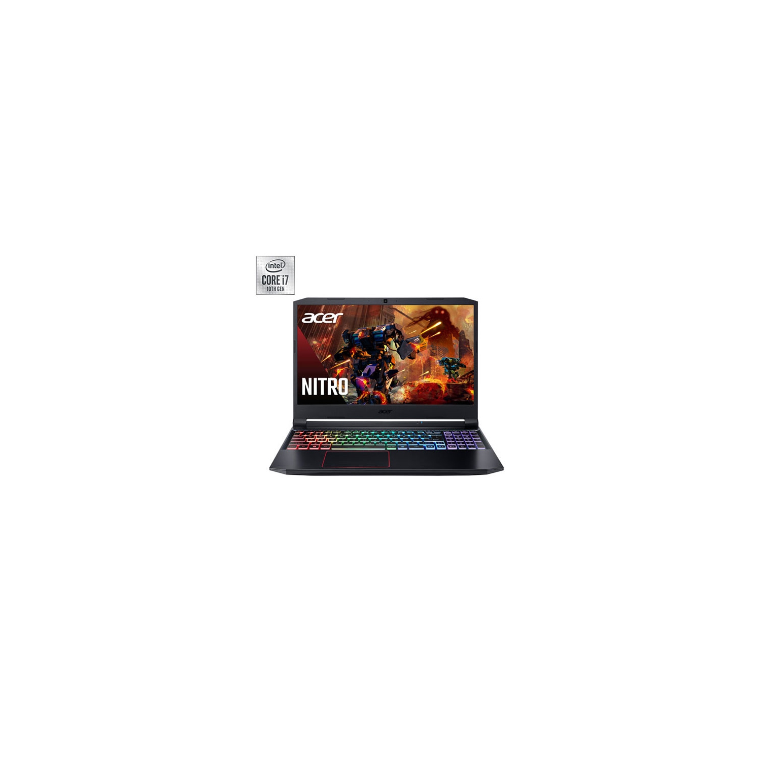 Refurbished (Good) - Acer Nitro 5 15.6" Gaming Laptop - Black (Intel Core i7-10750H/512GB SSD/16GB RAM/RTX 3060)