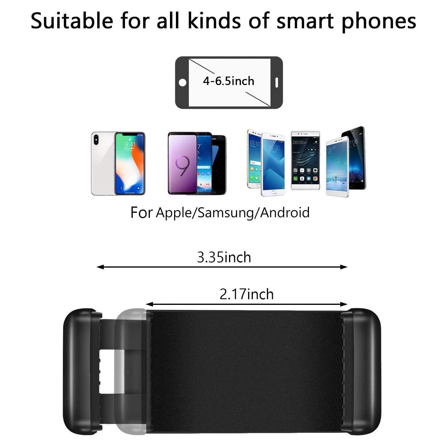 Tripod for Cell Phone, [3 in 1] 42'' Aluminum Camera Tripod with Universal Cell Phone Holder Mount and Wireless Bluetooth Remote Shutter, Compatible