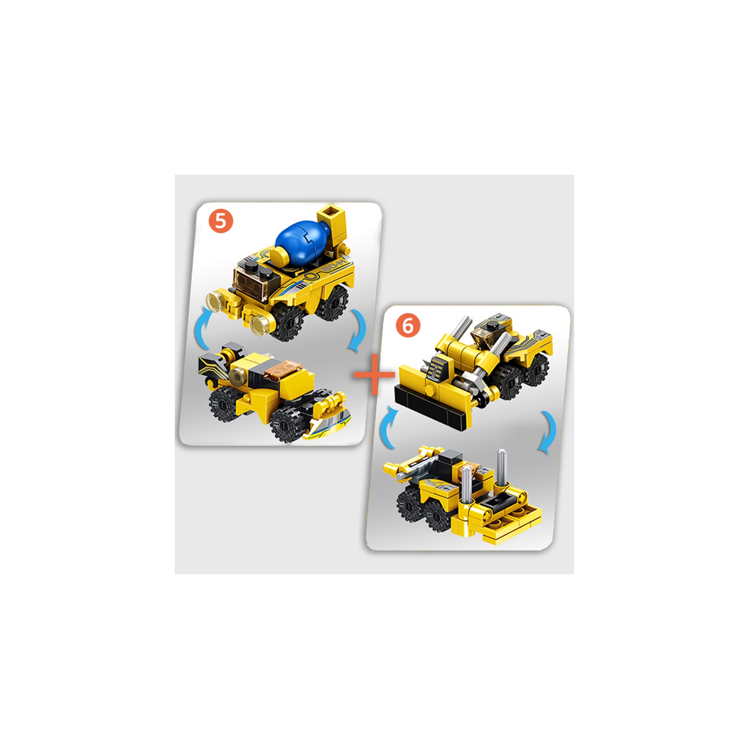 573 PCS Robot Building Blocks Kit, STEM Engineering Building Bricks Construction Toys, Compatible with All Major Brands, Ideal Educational Toy