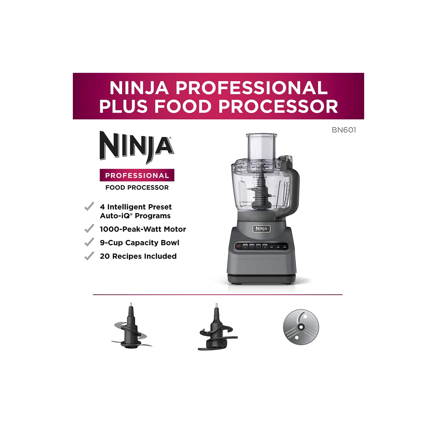 Ninja® Professional Plus Food Processor with Auto-iQ