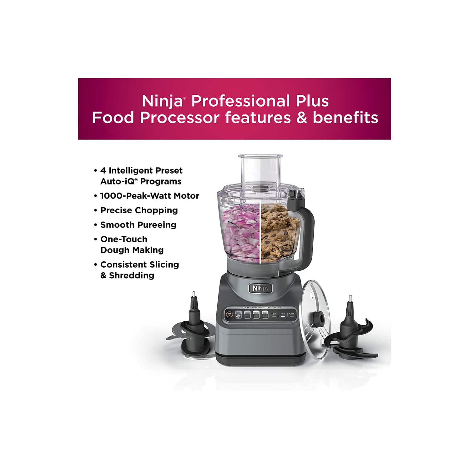 Ninja® Professional Plus Food Processor with Auto-iQ