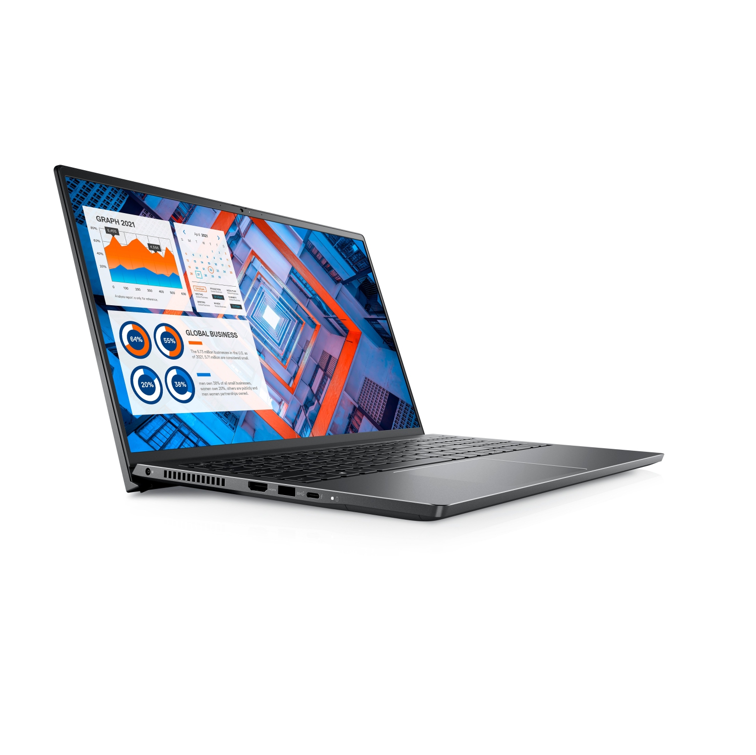 Refurbished (Excellent) - Dell Vostro 15 7510 Laptop (2021), 15.6" FHD, Core i7 - 512GB SSD - 16GB RAM - RTX 3050, 8 Cores @ 4.6 GHz - 11th Gen CPU Certified Refurbished