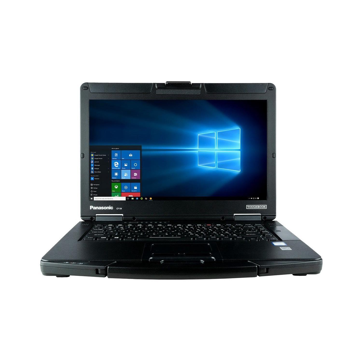 Refurbished (Good) - Panasonic Toughbook CF-54 MK2, i5-6300U @ 2.40 GHz, vPro, 14.0" FHD Multi Touch, 256GB SSD, 8GB, Emissive Backlit Keyboard, 4G LTE, DVD, Webcam