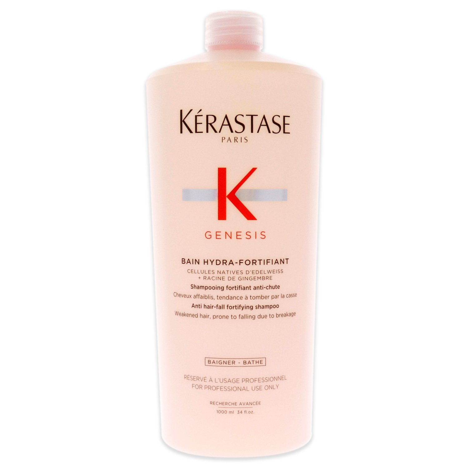 Shampooing Genesis Bain Hydra-Fortifiant par Kerastase pour unisexe - Shampooing 34 oz