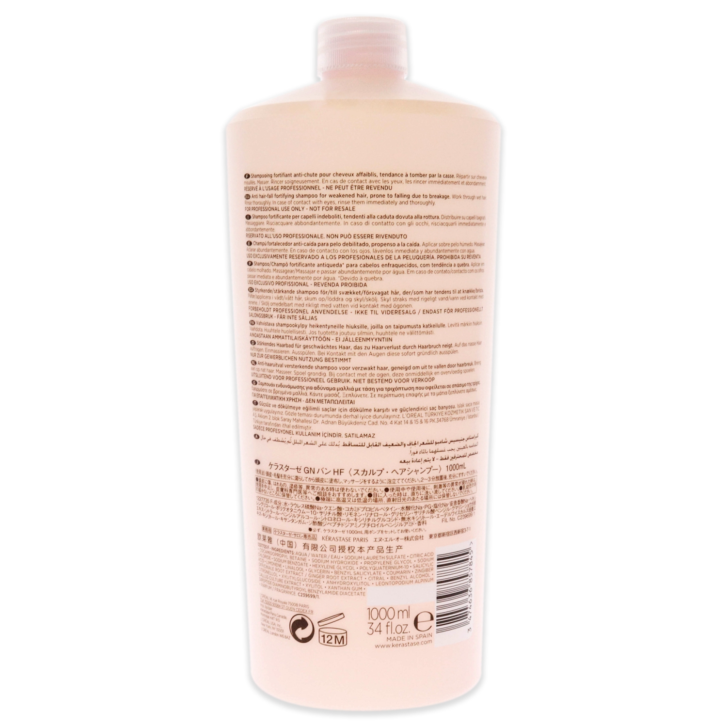 Shampooing Genesis Bain Hydra-Fortifiant par Kerastase pour unisexe - Shampooing 34 oz