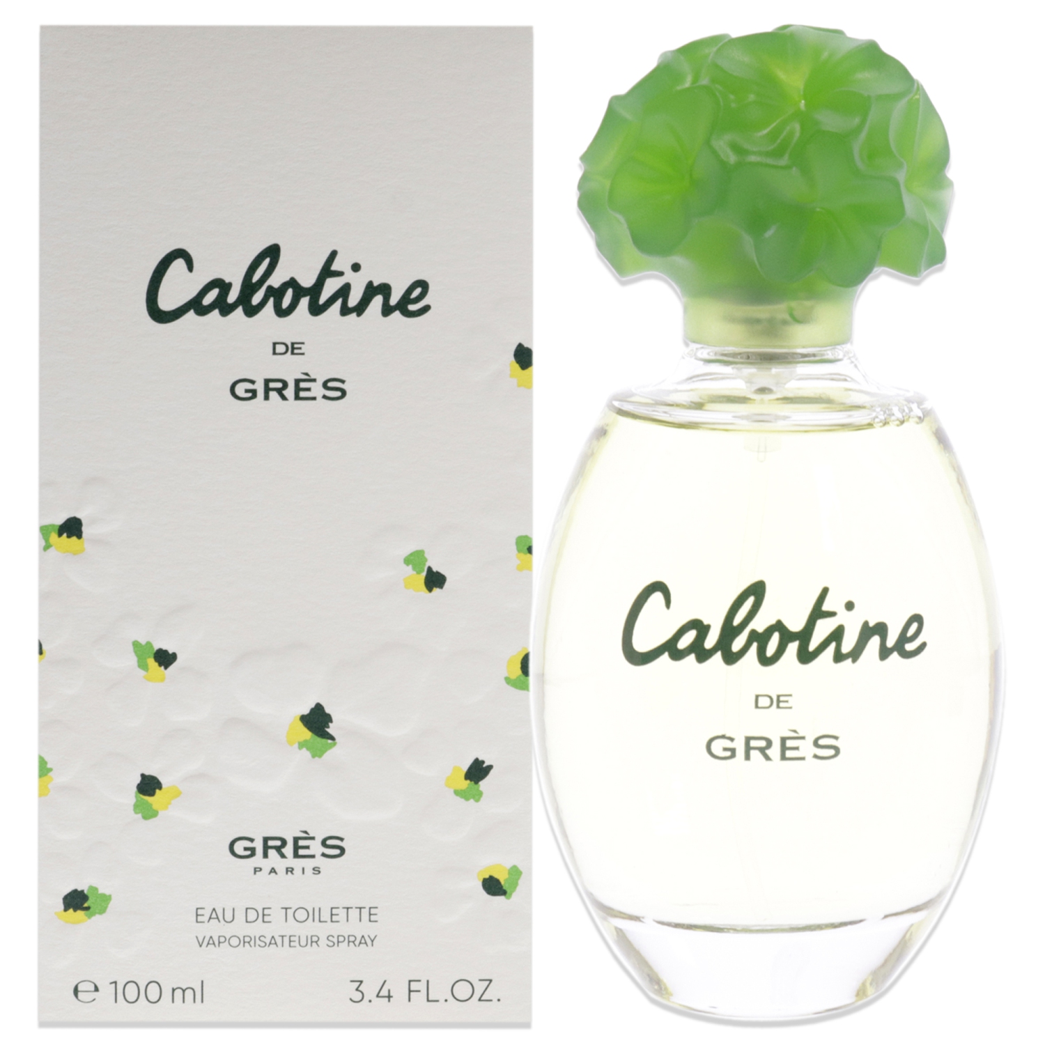 Cabestine par parfums Gres pour femmes - vaporisateur EDT 3,4&nbsp;oz