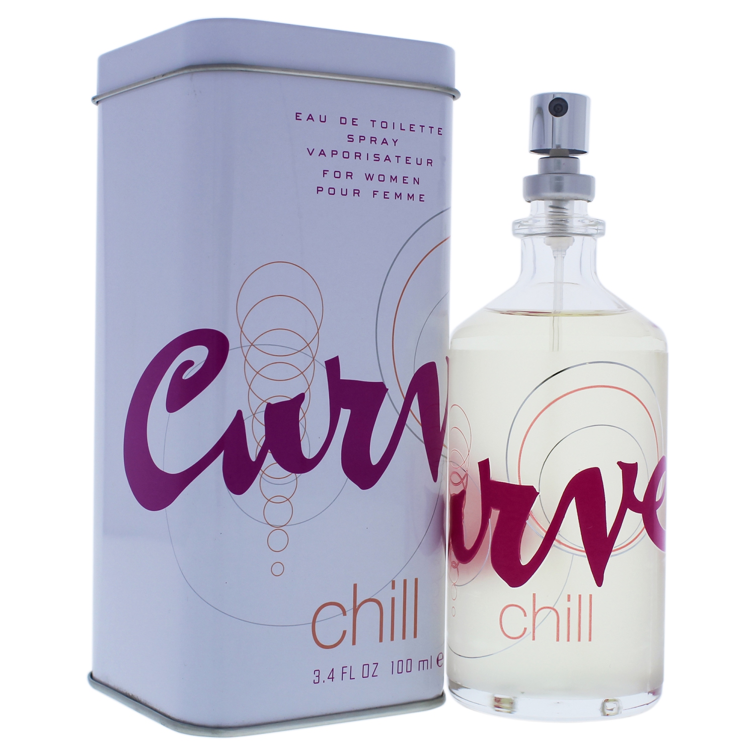 Curve Chill by Liz Claiborne for Women - 3.4 oz EDT Spray