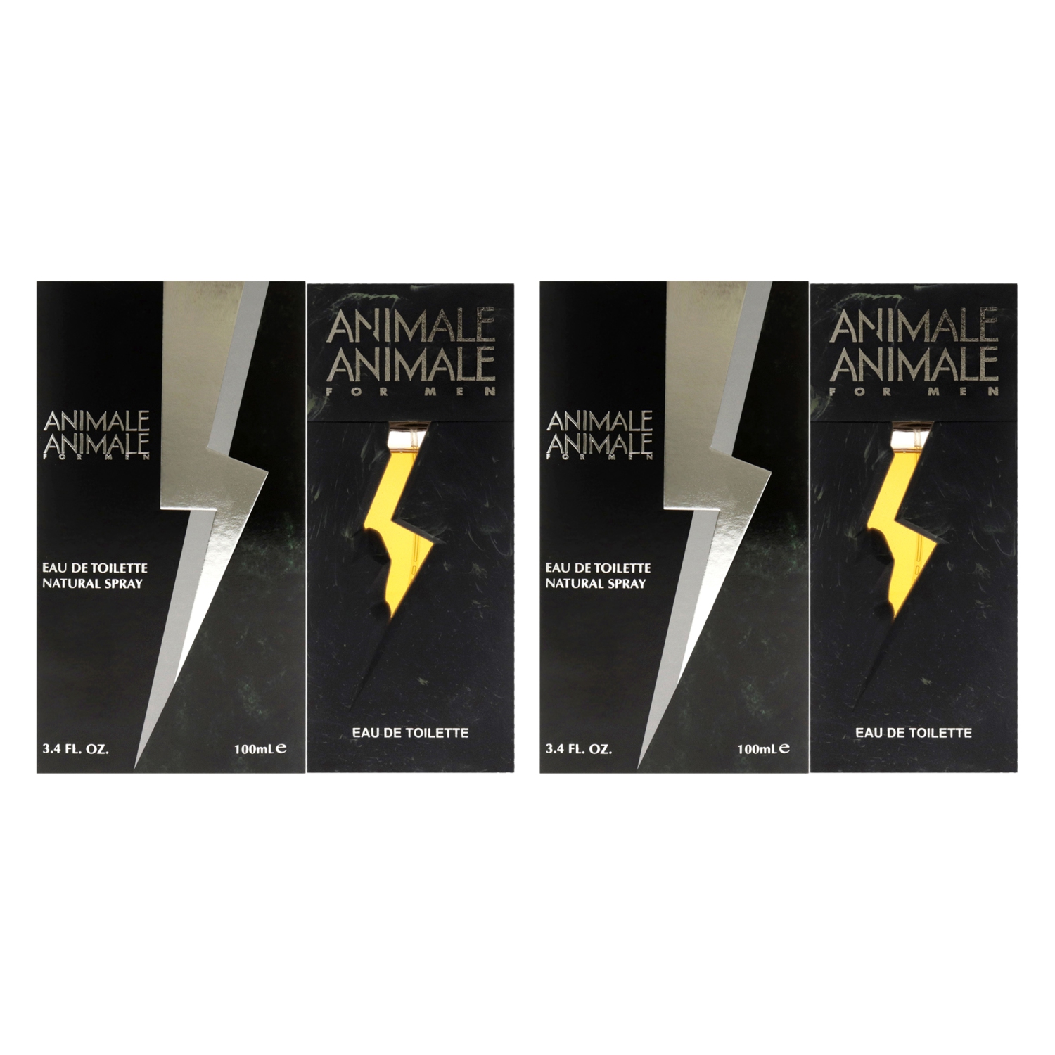 Animale Animale par Animale pour homme - Spray EDT Pack of 2 3,3 oz