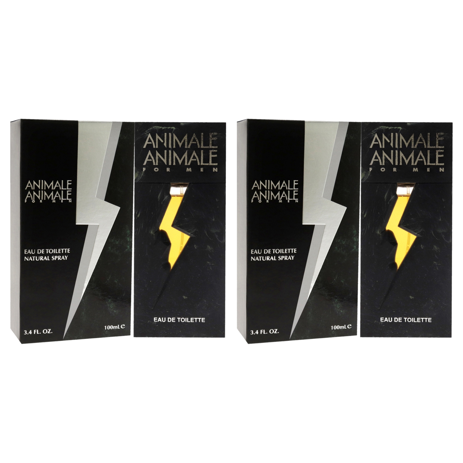 Animale Animale par Animale pour homme - Spray EDT Pack of 2 3,3 oz