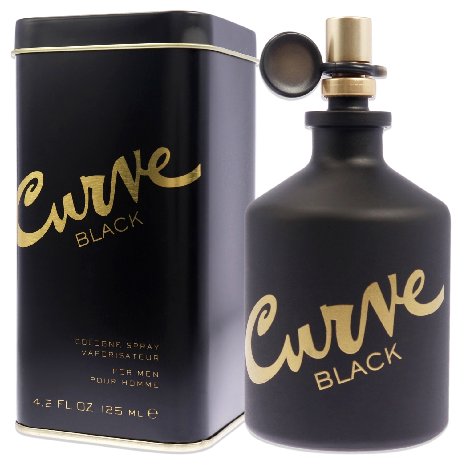 Curve Black de Liz Claiborne pour hommes - eau de Cologne en vaporisateur 4,2&nbsp;oz