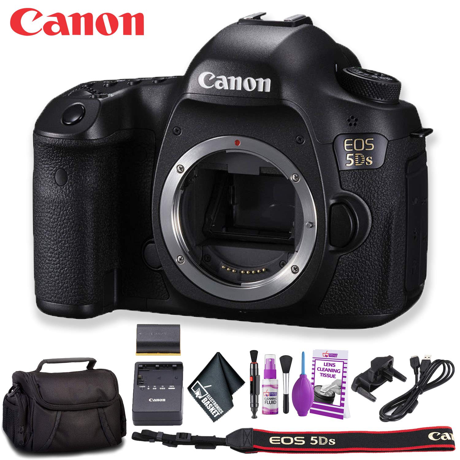 Canon EOS 5DS DSLR Camera (International Model) Standard Kit