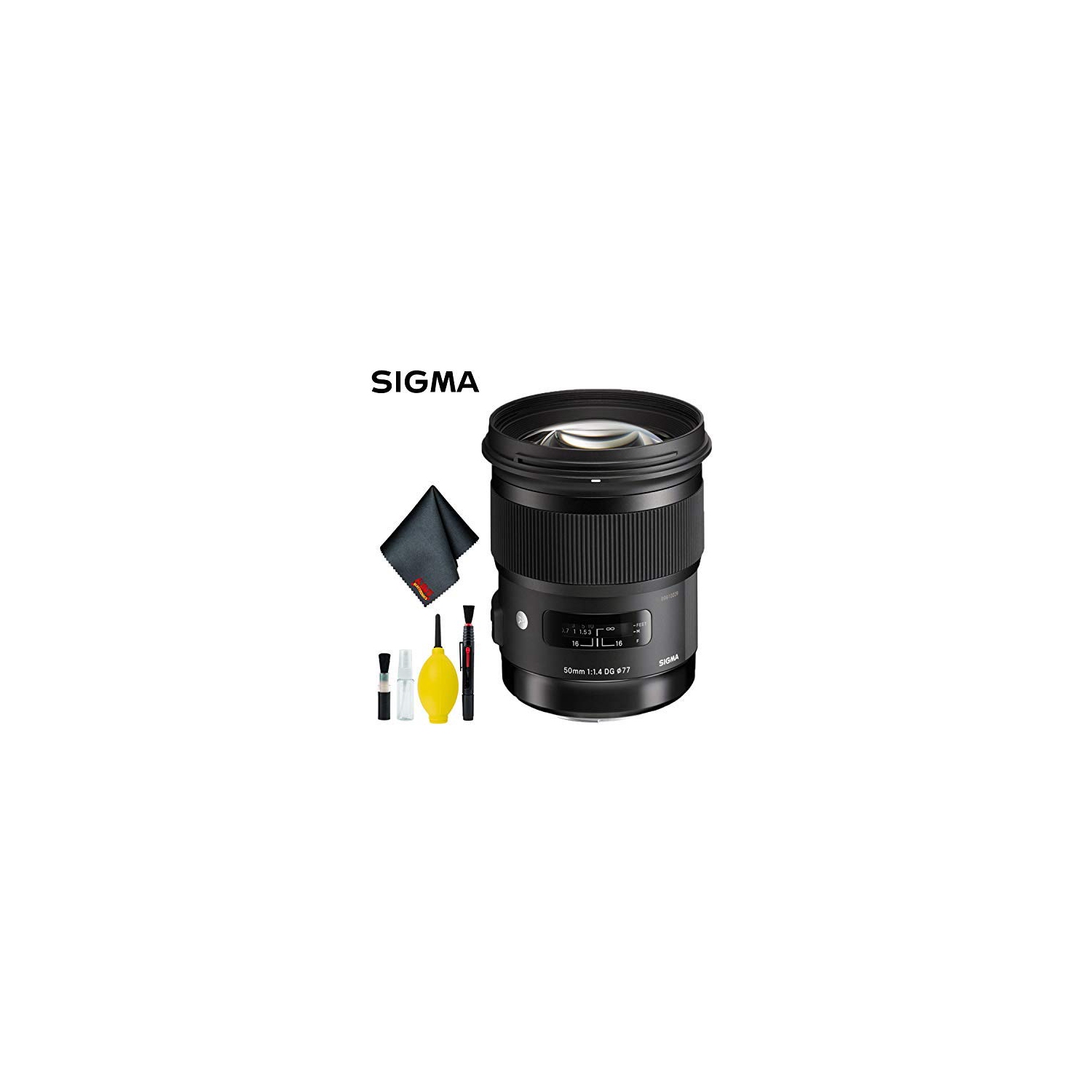 Sigma 50mm f/1.4 DG HSM Art Lens for Nikon F Standard Bundle