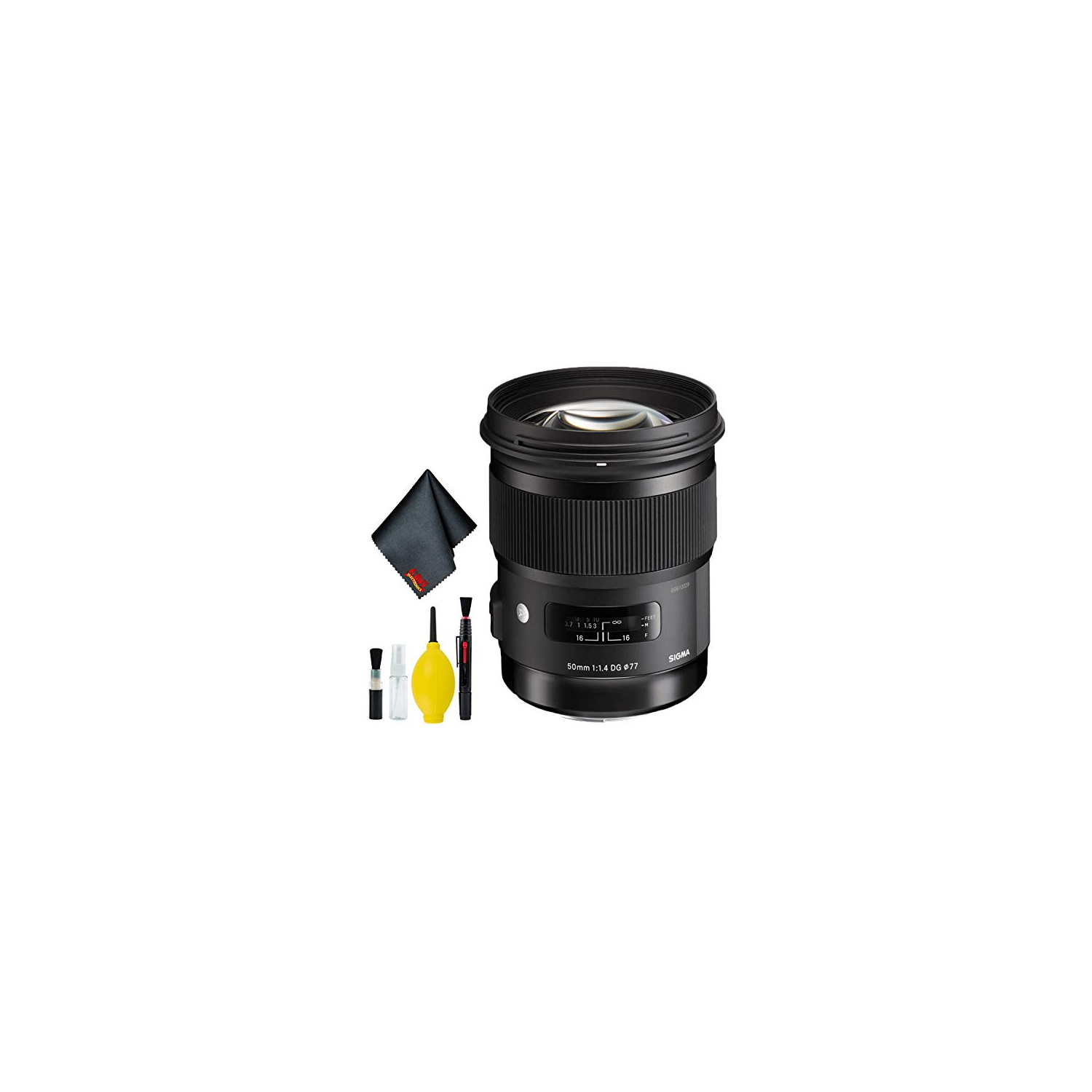 Sigma 50mm f/1.4 DG HSM Art Lens for Nikon F Standard Bundle