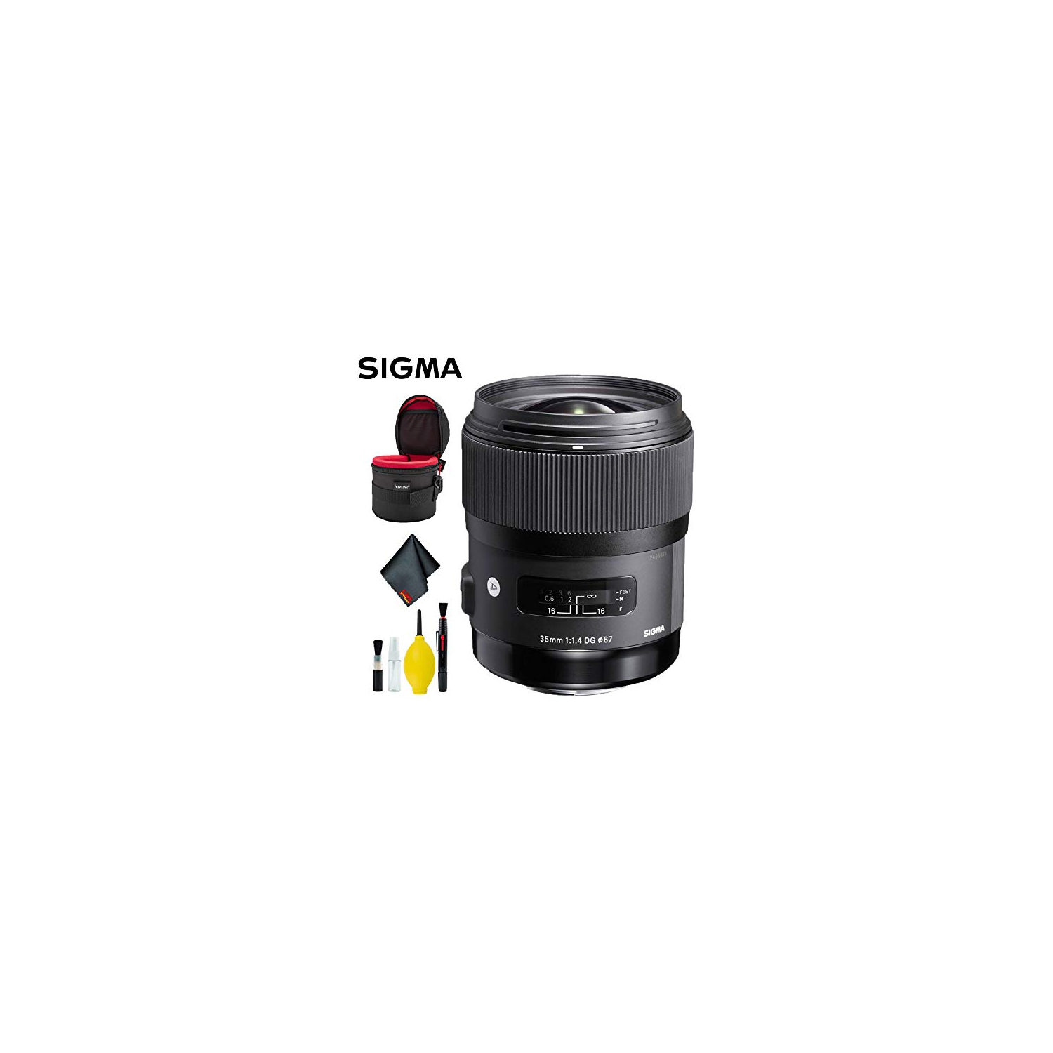 Sigma 35mm f/1.4 DG HSM Art Lens for Nikon F Deluxe Bundle