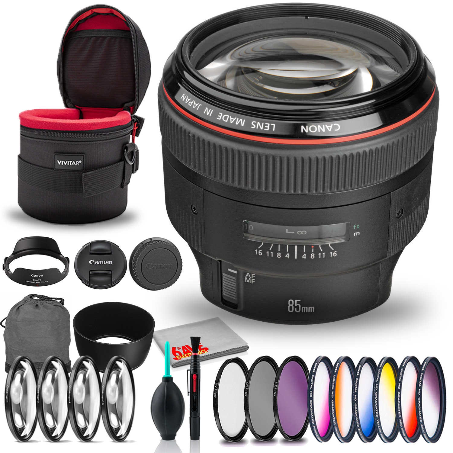 Canon EF 85mm f/1.2 L II AF USM Lens Bundle | Best Buy Canada