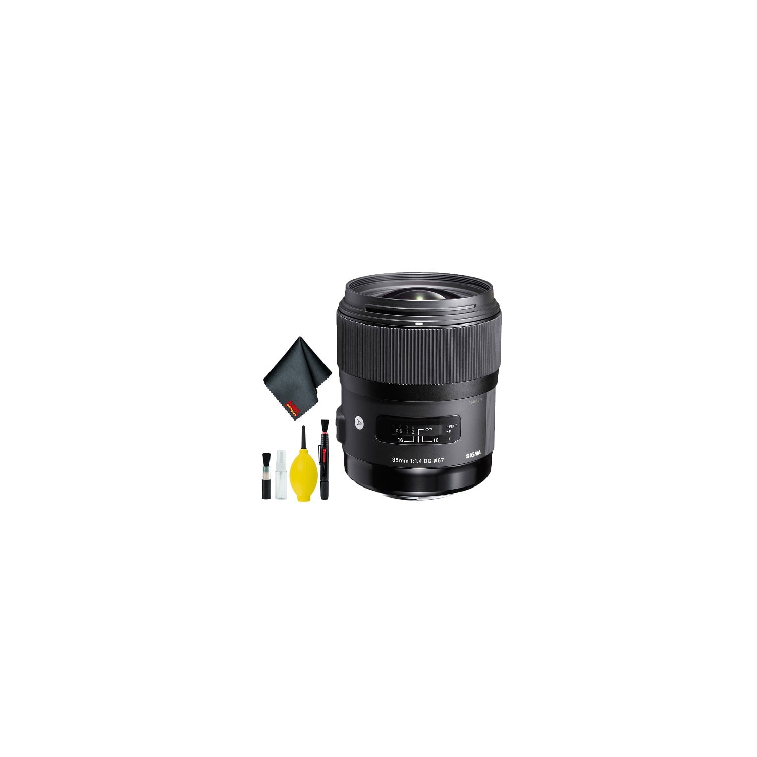 Sigma 35mm f/1.4 DG HSM Art Lens for Nikon F Standard Bundle